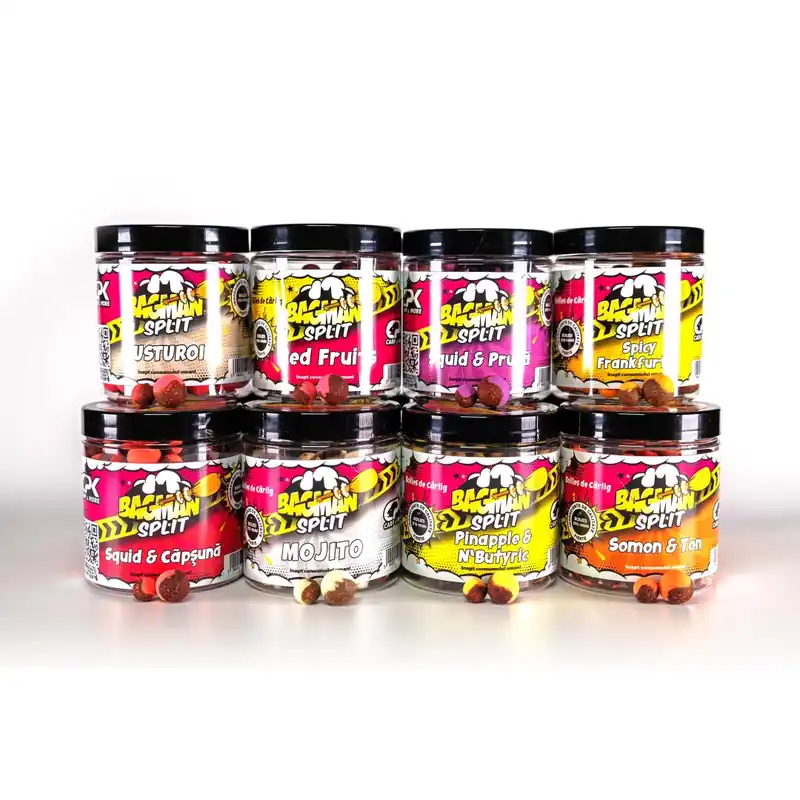 Beperkt Aanbod CPK HOOKBAIT BOILIES BAGMAN SPLIT Pineapple N'Butyric 10/14 MM 130 G